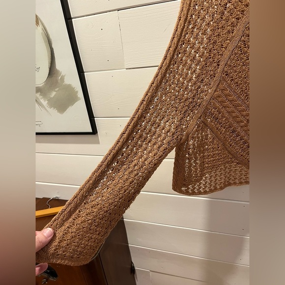 🤎GABBY ISABELLA – Open Knit Sweater – Size XS - Picture 6 of 8